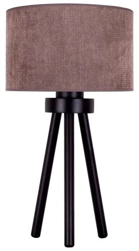 Duolla - Lampada da tavolo LYON 1xE27/15W/230V diametro 30 cm marrone