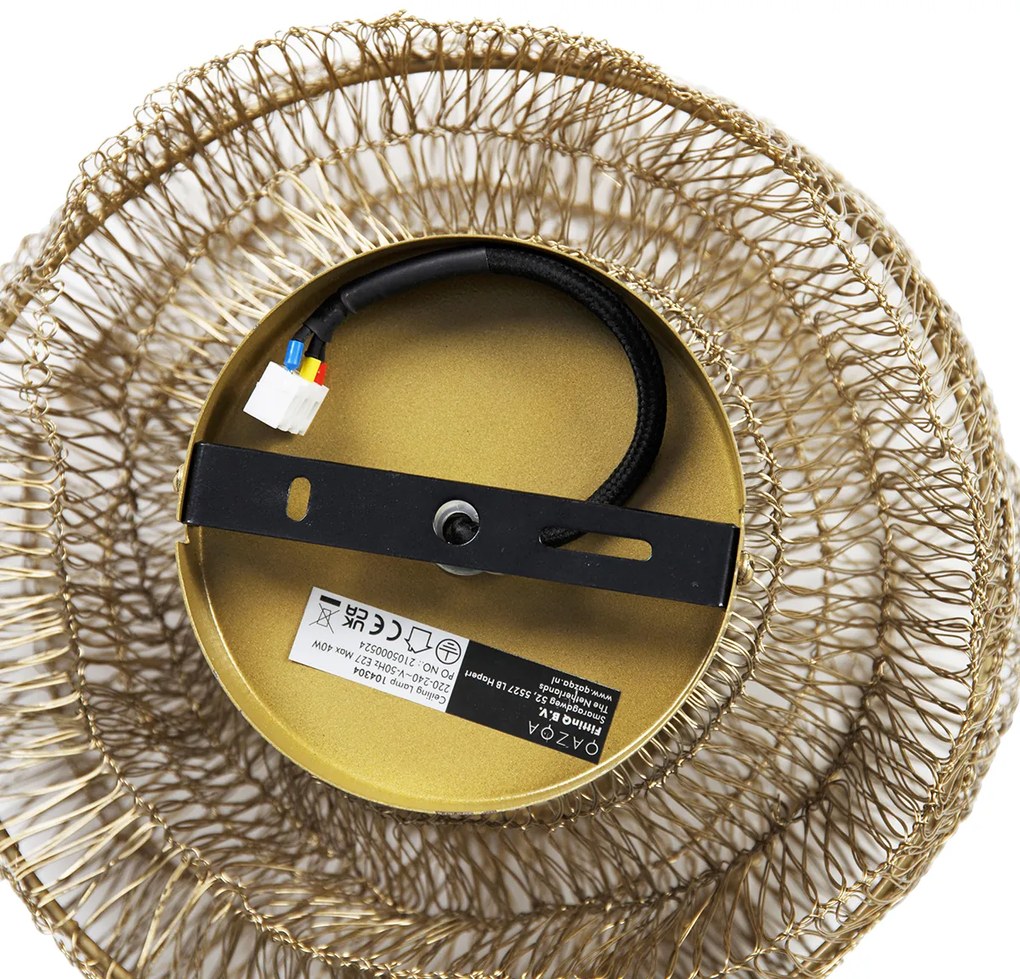 Plafoniera orientale oro 25 cm - Vadi