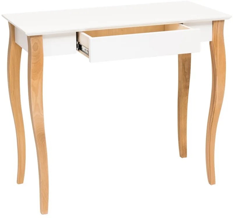 Scrivania bianca, lunghezza 85 cm Lillo - Ragaba