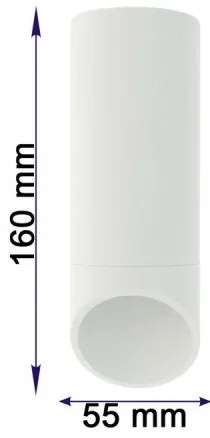 Plafoniera VALDA 1xGU10/60W/230V bianca