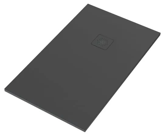 Piatto doccia SENSEA in composito minerale di resina gelificata Remix V3 grigio L 70 x L 120 x H 2.7 cm opaco