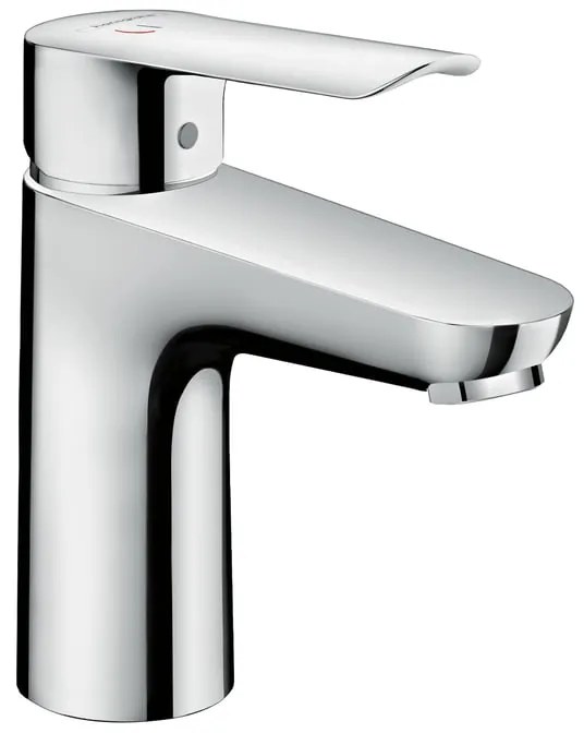 Rubinetto per lavabo a canna media Logis E100 cromato lucido HANSGROHE H 16.4 cm