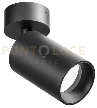 Gfa1395- faretto spot orientabile nero satinato d.5,7cm 1 luce atta...