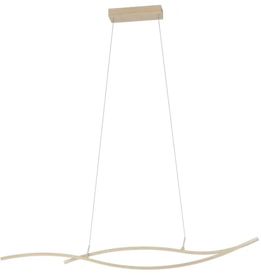 Eglo 901212 - Lampadario LED a sospensione con filo GRISOLIA LED/20W/230V 4000K beige