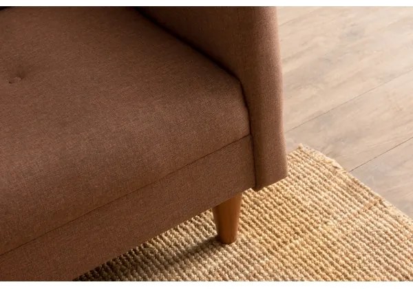 Divano 2 posti NARA marrone