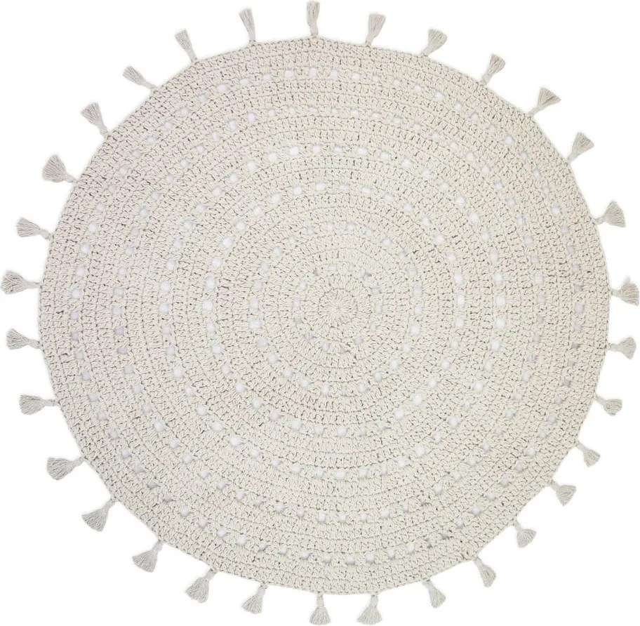 Tappeto per bambini crema ø 120 cm Nila Ecru - Nattiot