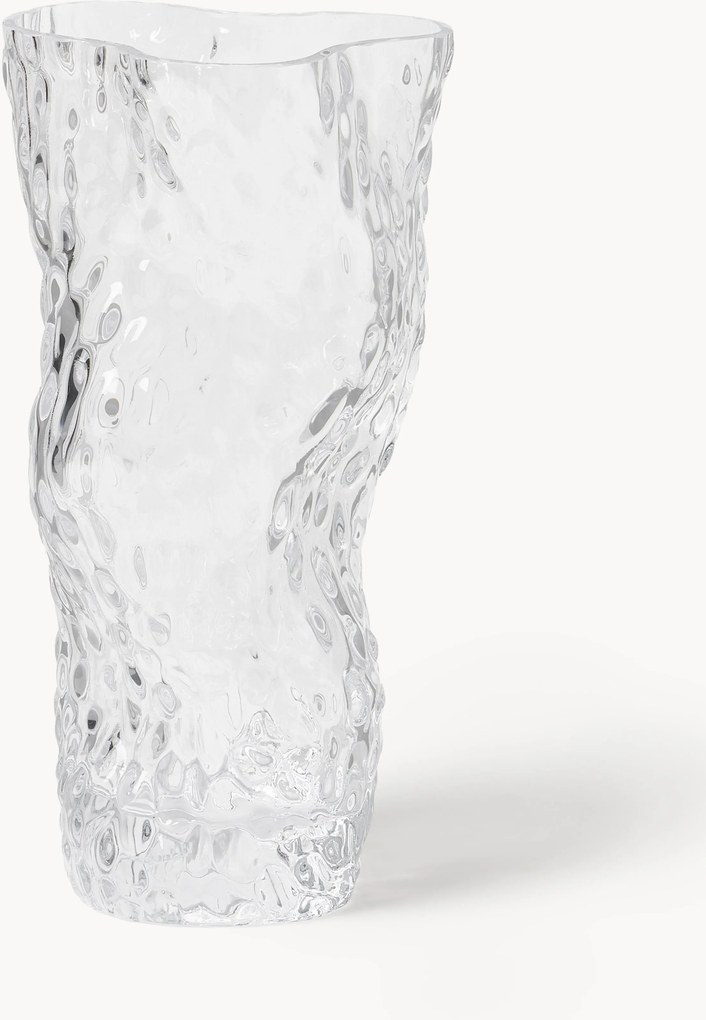 Vaso in vetro soffiato Ostrea Rock, alt. 30 cm