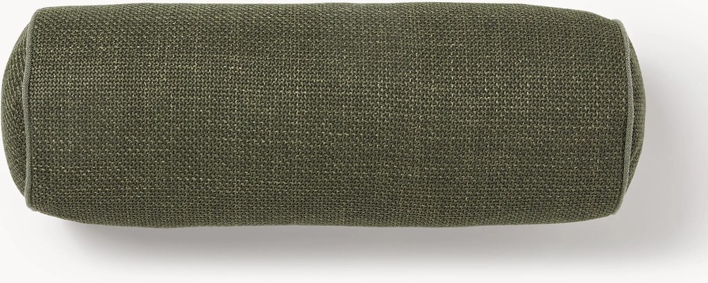Cuscino collo in bouclé con bordino Aya