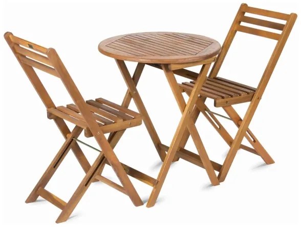 Fieldmann - Set da balcone in acacia