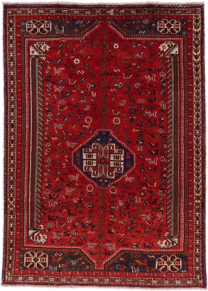 Shiraz Tappeto persiano 210x290 (Iran) Annodato A Mano