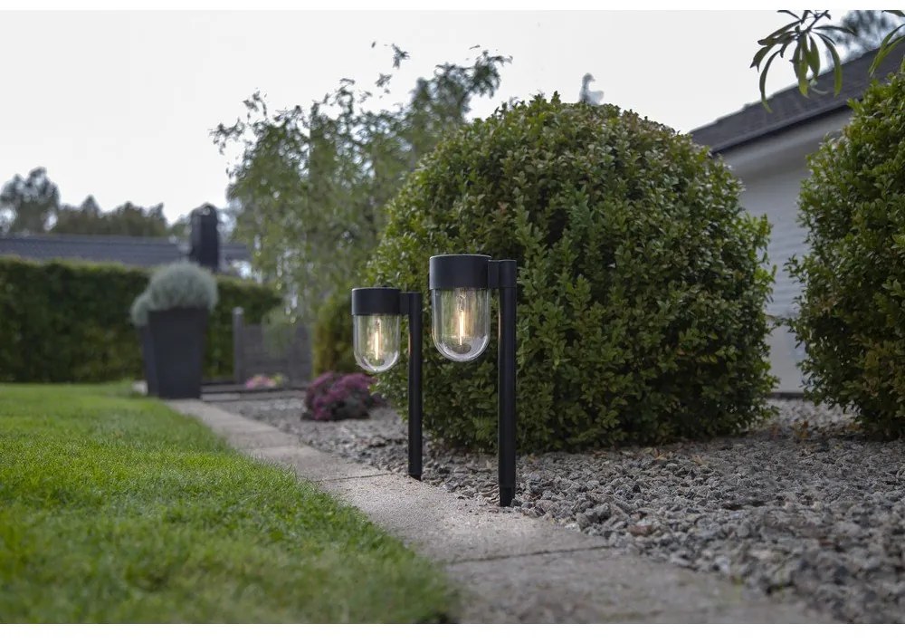 Set di 2 luci LED solari da esterno i, altezza 30 cm Cupola - Star Trading