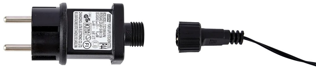 Albero di Natale nero con LED IP44 - Brilli