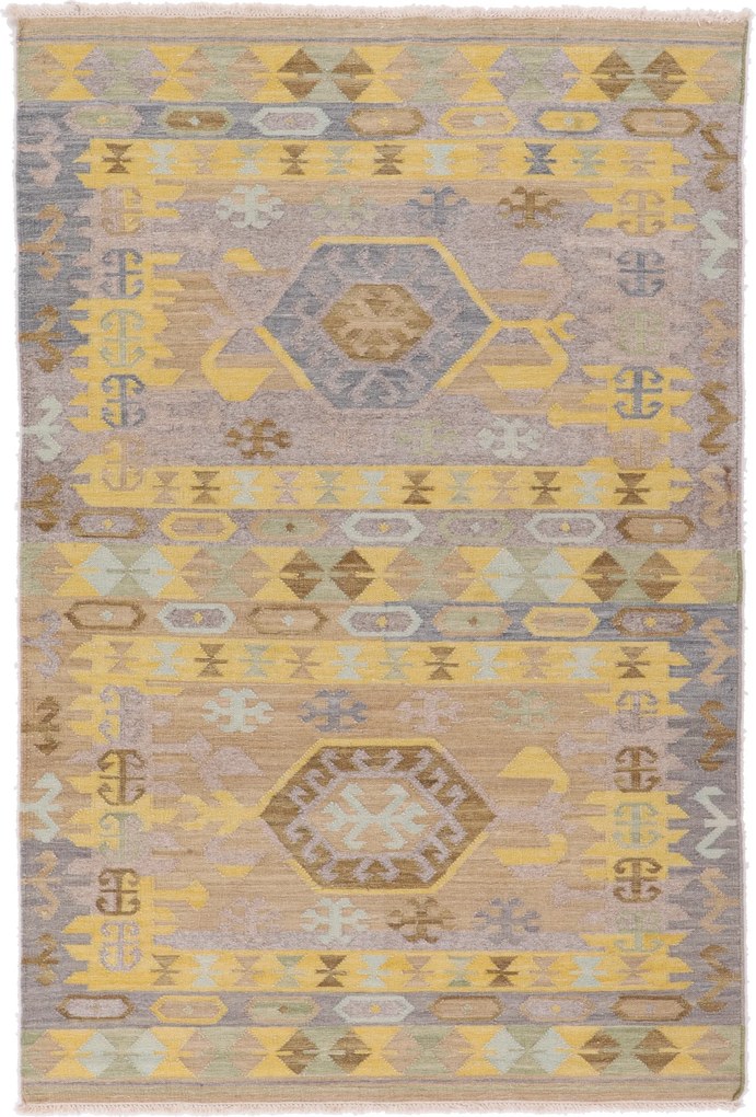 Kilim Tappeto orientale 160 x 240 (Indian) Tessuto A Mano