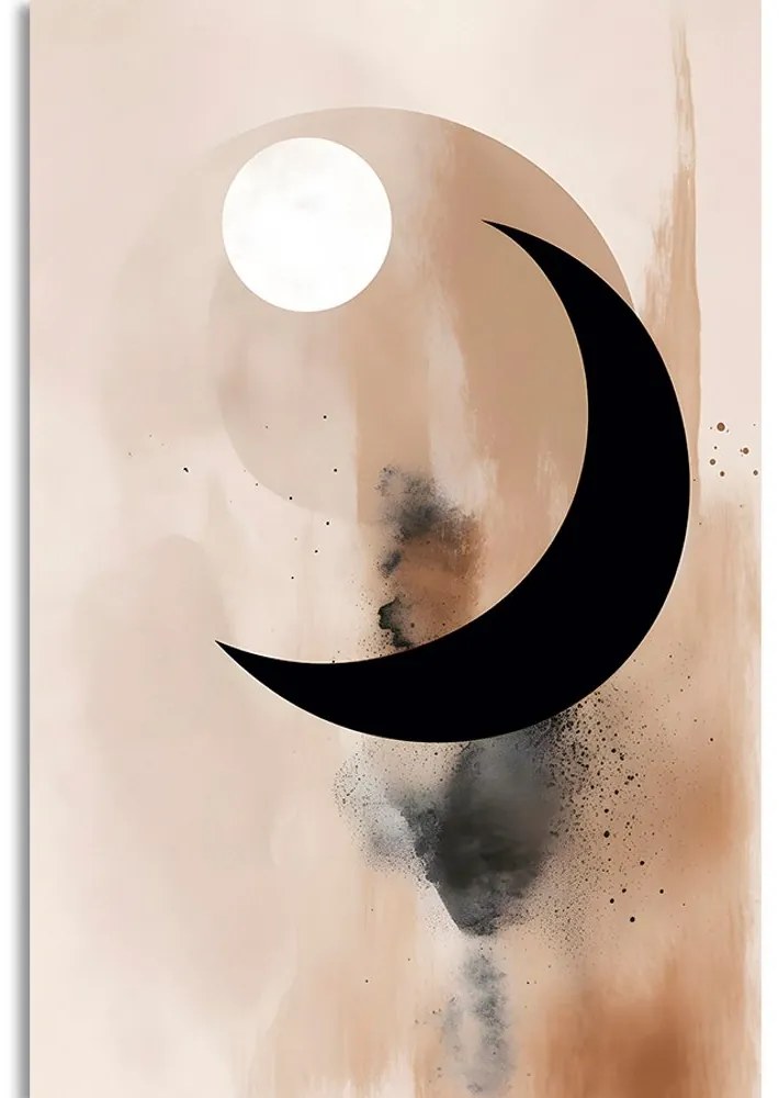 Quadro su tela – Forme astratte giorno e notte