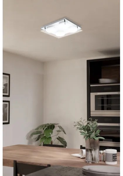 Eglo 75329 - Plafoniera LED ABIOLA 4xLED/6W/230V cromo lucido