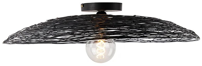 Plafoniera orientale nera 60 cm - Glan