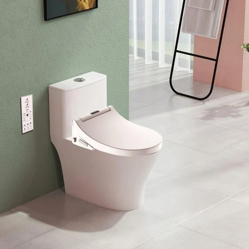 Sedile wc riscaldato multifunzione con bidet integrato Smart 1000 L50,8 x P37,9 x H15,1 cm