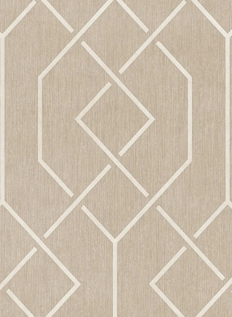 Coordonne Carta da parati Trellis - Stone