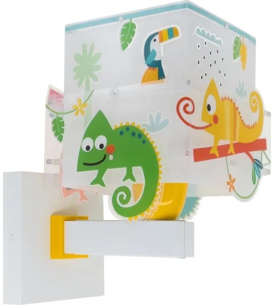 Dalber 63319 - Applique per bambini HAPPY JUNGLE 1xE27/15W/230V