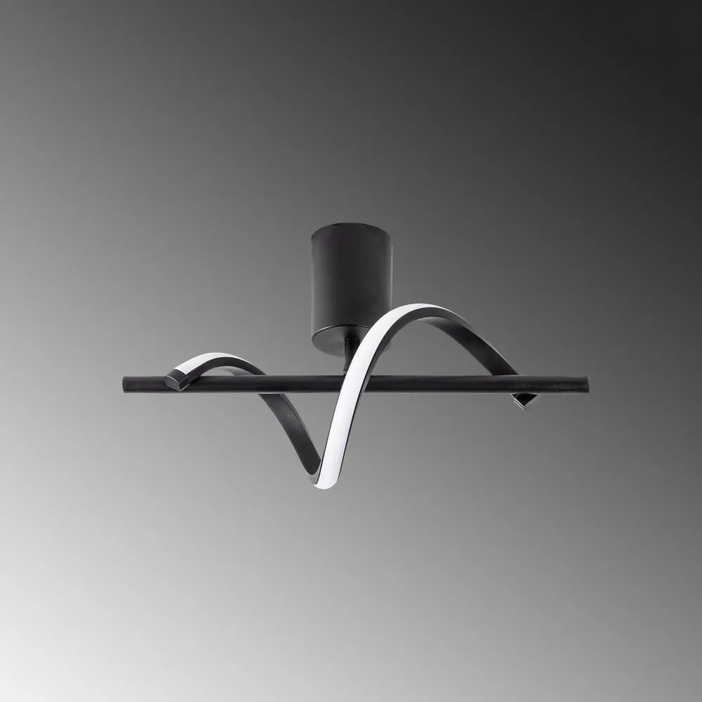Plafoniera LED nera 7x41 cm Likma – Opviq lights