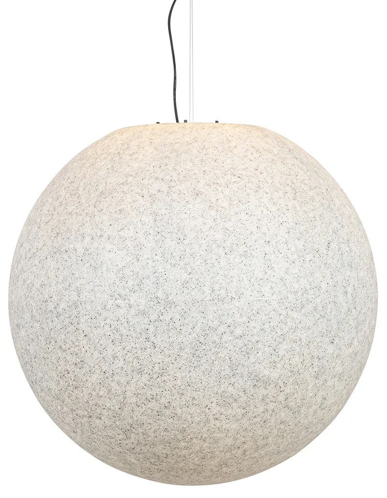 Lampada a sospensione da esterno moderna grigia 77 cm IP65 - Nura