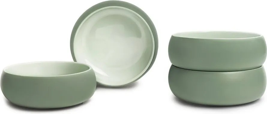 Ciotoline in set per zuppe e minestre/per ramen verdi in gres 4 pz 1 l Aura Vira – Bonami Selection