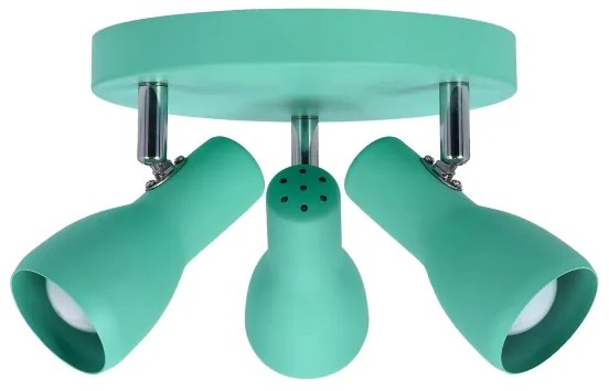 Luce Spot PICARDO 3xE14/40W/230V turchese