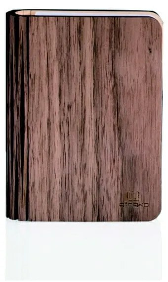 Decorazione luminosa marrone con ricarica USB Booklight – Gingko