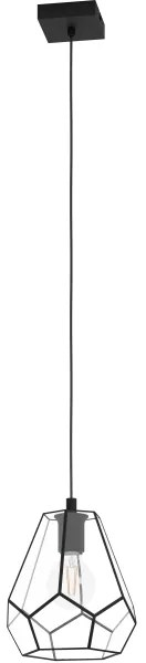 Eglo 43643 - Lampadario su corda MARDYKE 1xE27/40W/230V