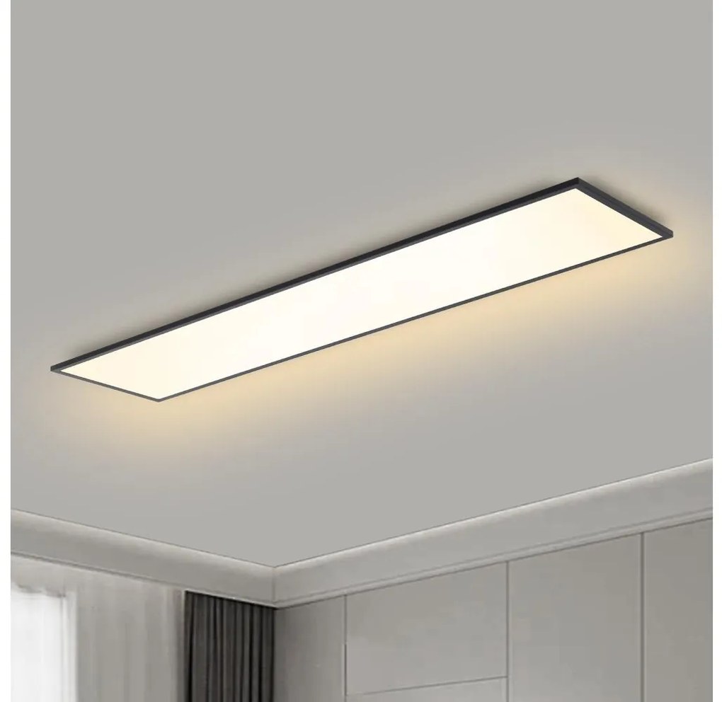 Brilagi - Luce LED dimmerabile SLIMFRAME LED/58W/230V 120x30 cm nero + +TC