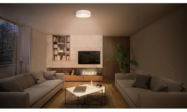 Ledvance - Plafoniera ORBIS PARIGI 2xE27/25W/230V bianco