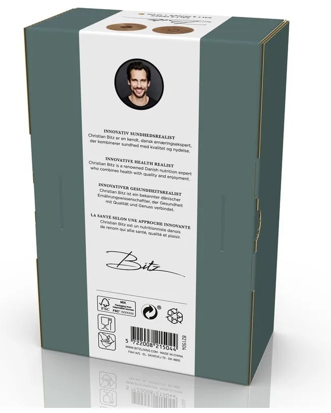 Set macina pepe e sale color ambra in ceramica 2 pz Gastro Amber – Bitz