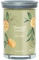 Sage e Citrus, candela barattolo grande Yankee Candle