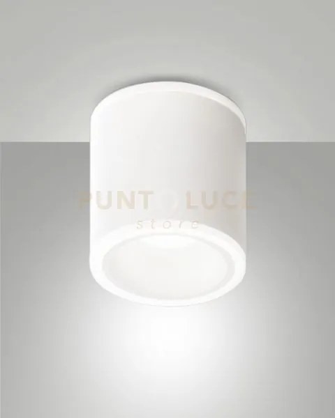 Paca plafoniera 2 luci bianca d.9cm a led 13w 3000k 848 + 486lm