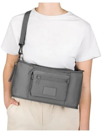 Lionelo - Organizer per passeggino LITTLE CUBE Grigio Pietra