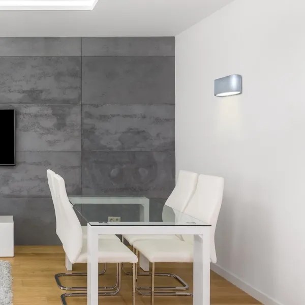 Rabalux 7025 - Applique KAUNAS 1xG9/10W/230V grigia