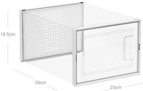 Scaffale modulare con scomparti BOXIFY bianco