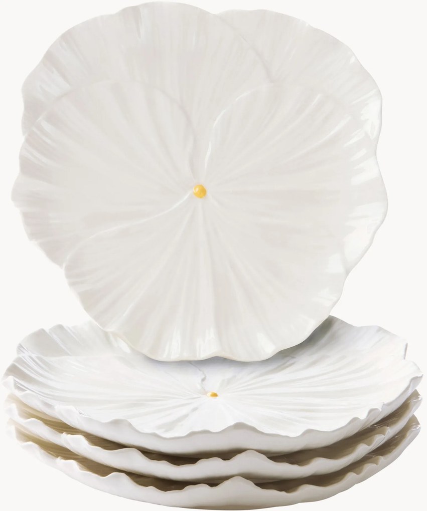 Set di 4 piatti da colazione Elva