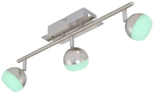 Briloner 2040-032 - Luce Spot a LED RGB dimmerabile 3xLED/3,3W/230V + Tc