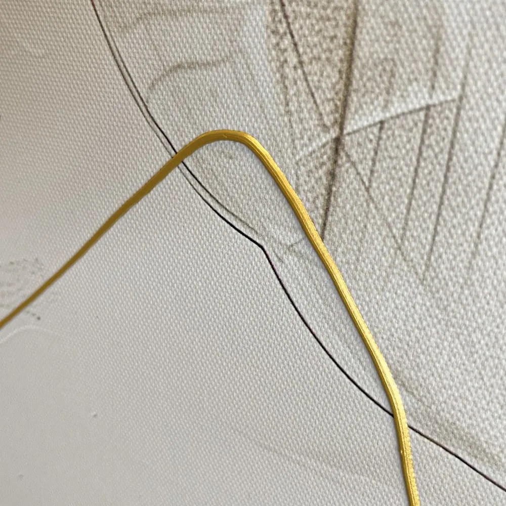 Set di quadri con elementi dipinti a mano 2 pz 50x70 cm Crystal – Styler