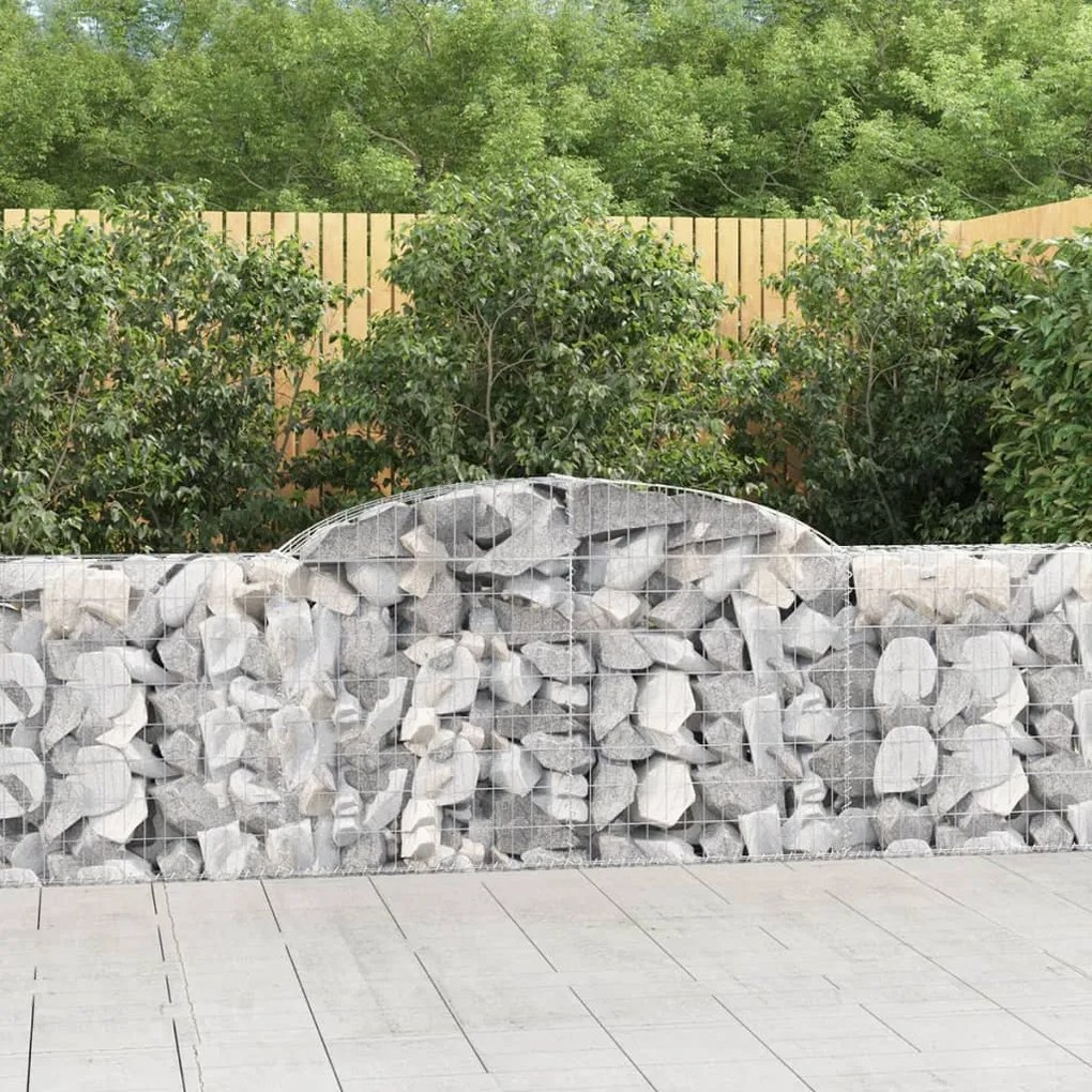 Cesti Gabbioni Ad Arco 9 Pz 300x30x80/100 Cm Ferro Zincato /