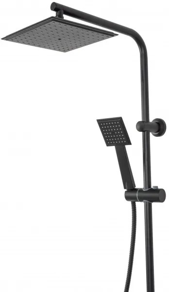 REA-P0636 - Set doccia BRAVO nero opaco