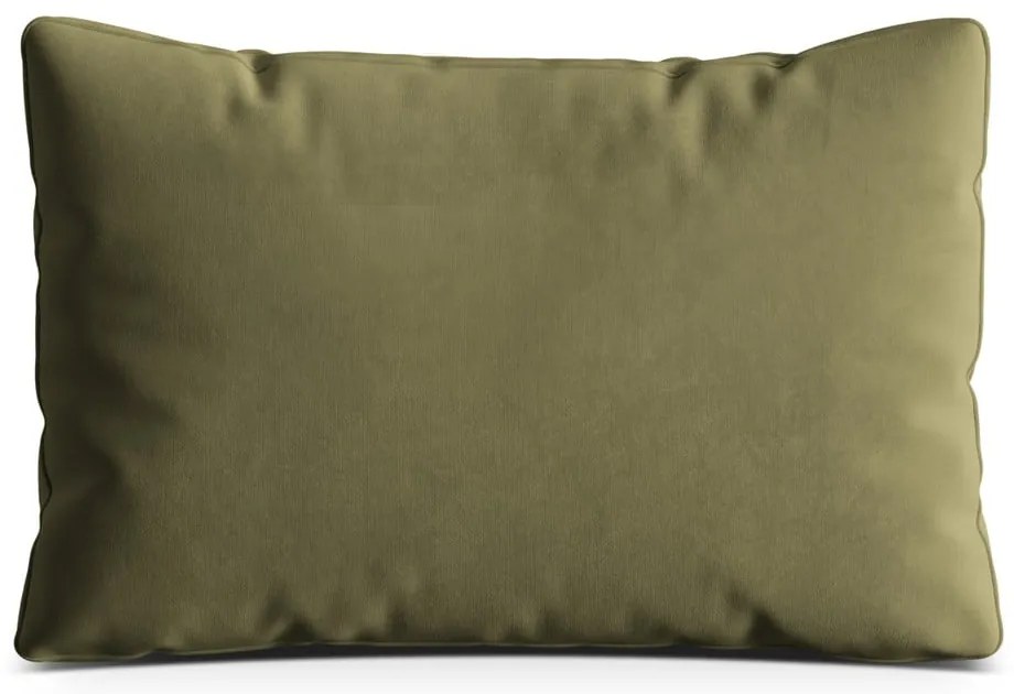 Cuscino per divano verde con rivestimento in velluto Kemi – Cosmopolitan Design