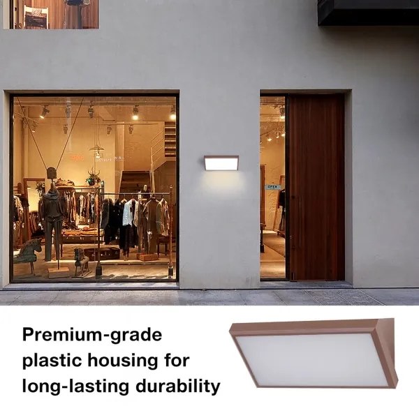 Brilagi-LED Applique da esterno con sensore TRIANGLE LED/20W/230V marrone IP65