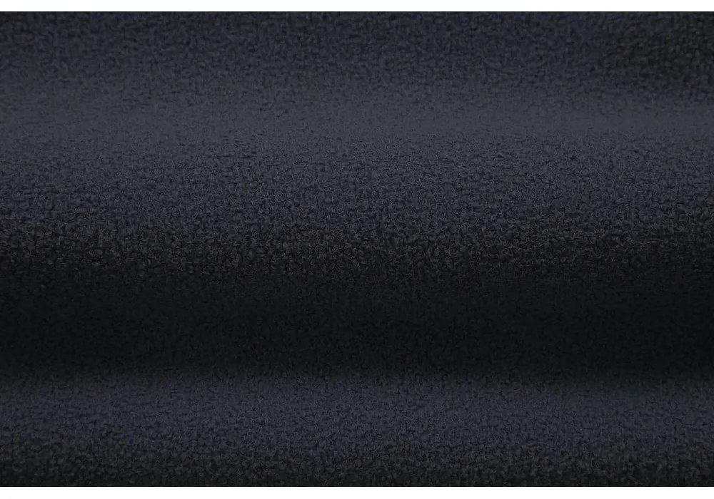 Poltrona bouclé blu scuro Jenny - Micadoni Home