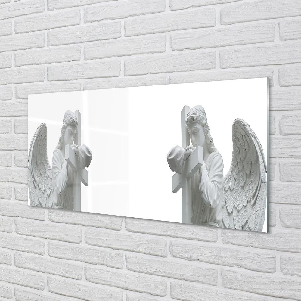 Quadro acrilico Preghiera degli angeli 100x50 cm