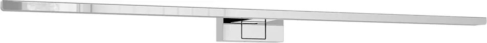 Lampada LED da Specchio 80cm Cromata 15W IP54 Tripla Installazione Colore Bianco Caldo 3.000K