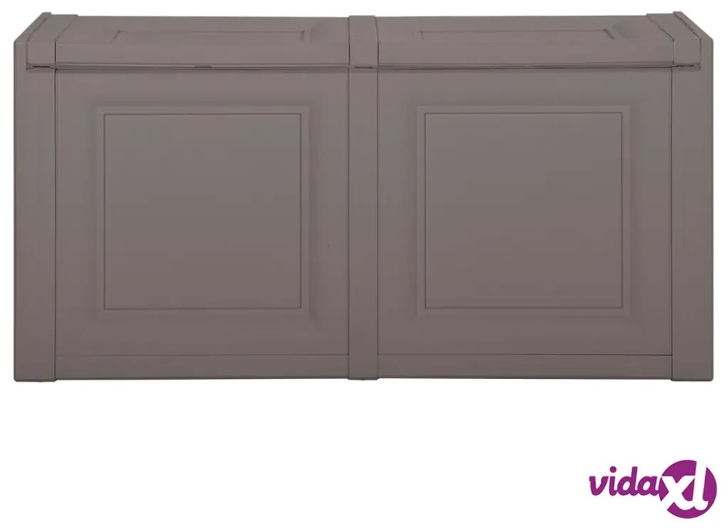 vidaXL Baule per Cuscini Grigio 86x40x42 cm 85 L