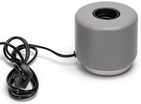 Aigostar - Lampada da tavolo 1xE27/60W/230V grigio