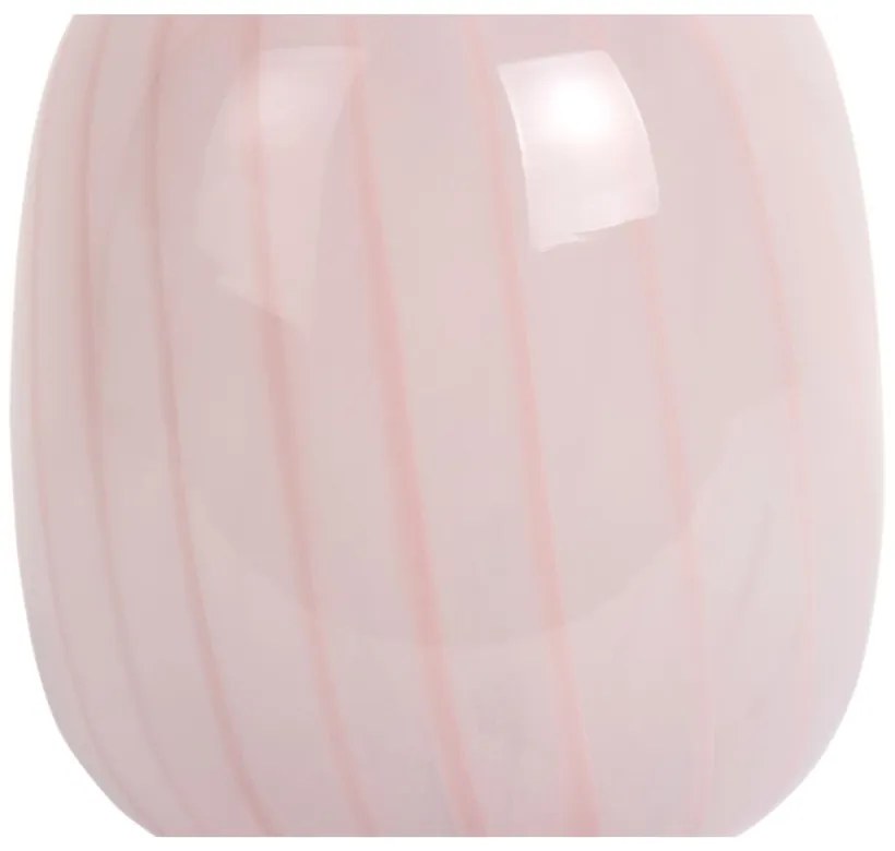 Lampada da tavolo rosa chiaro con paralume in vetro (altezza totale 20 cm) Summer Globe – Leitmotiv